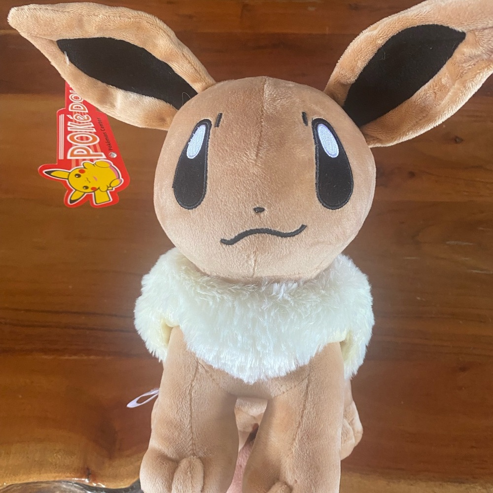 Pokemon‎ Eevee Stuffed Animal - Brown and Cream